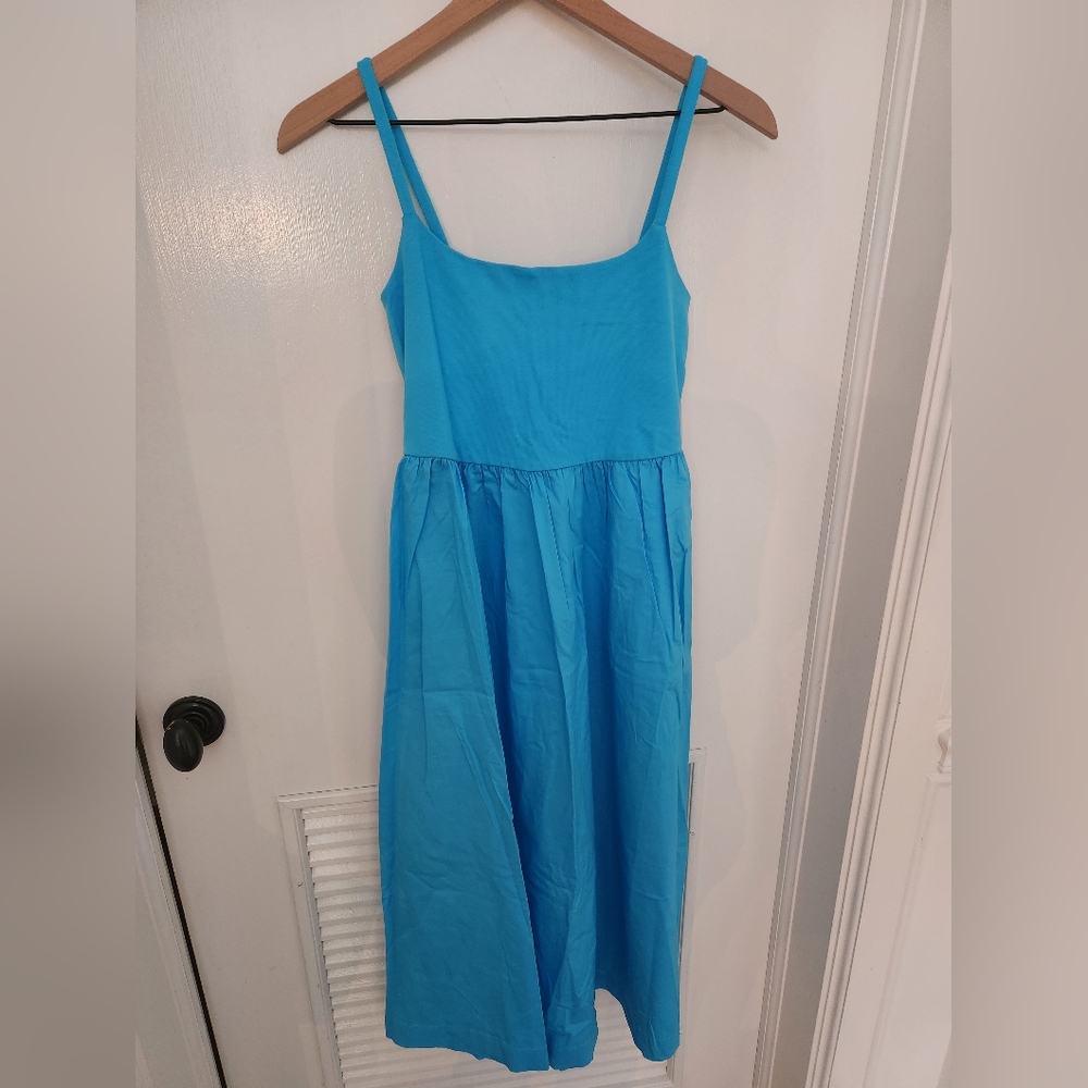 Old Navy Blue Midi Cami Dress Small